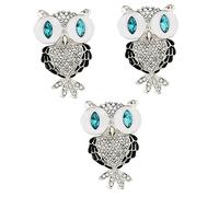 Gatuida 3 Piezas perfume sólido para coche decoración del coche pegatinas de de imitación decoracion difusor de aroma para perfume de salida de aire bálsamo