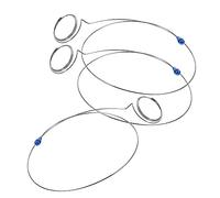 Gatuida 3 Soportes de Lupa de Metal Ajustables para Relojes, Círculo de Fijación de Hierro, Plata, para Taller de Reparación