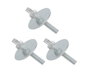 Gatuida 3 Tornillos de Base para Ventilador de Pie, de Hierro Resistente, Kit de Reparación para Montaje y Fijación del Pedestal, Piezas de Repuesto para Ventiladores de Piso, Uso