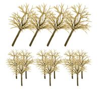 Gatuida 30 Piezas de Árboles de Diorama Miniatura de Plástico, Pequeños Árboles Artificiales de 8 Cm para Decoración de Maquetas, Accesorios para Diseño de Escenas y Paisajes en Bricolaje