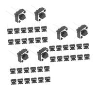 Gatuida 300piezas Interruptores Táctiles Momentáneos Botones Pulsadores De Plástico para Electrónica y Juguetes Interruptores Sensibles para Proyectos y PCB