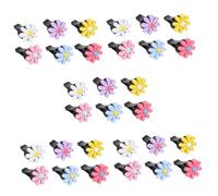 Gatuida 30juegos Clip Ambientador De Automóvil Floral Diseño Elegante y Delicado Para Difusión De Aire Acondicionado Decoración Interior De Coche Compatible Ventilación Duradera y