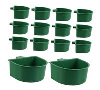 Gatuida 30piezas Bebedero y Comedero para Loros Plato de Comida con Abrazadera para Comedero Colgante Jaulas de Pájaros para Cacatúas Cotorras y Periquitos