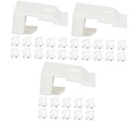 Gatuida 30piezas Soporte De Cortinas De Clips De Retención para Sujetadores De Cortinas De Resistente para Interior y Exterior para y