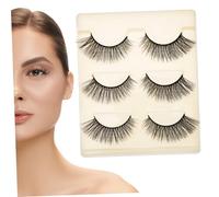 Gatuida 3pares Pestañas Postizas Naturales Kit Pestañas Postizas Cortas Tiras De Para Maquillaje Diario Fiesta Uso Diario