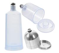 Gatuida 3piezas Bote De Aerógrafo De Vidrio Botellas De Pintura Dispensador Para Pintura Para Arte y Manualidades Bote De Aerógrafo Vacío