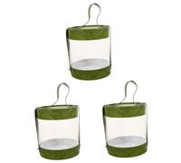Gatuida 3piezas Caja De Transparente Redonda Con Tapa Para Dulces y Decoraciones De Boda Para Presentaciones Elegantes y Eventos Especiales Mediano