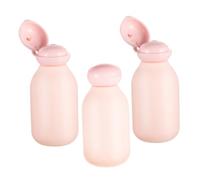 Gatuida 3piezas Frascos De Viaje Rellenables Para Champú Loción Gel De Ducha Envases Exprimibles Vacíos Aprobados Tsa Perfectos Para Aseo Personal Hotel o Viaje