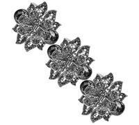 Gatuida 3piezas Horquilla De Aleación Hueca Pelo Pinza De Moda Para Mujer Tocado Creativo Para Fiestas y Eventos Especiales