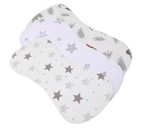 Gatuida 3piezas Paños para Eructar de Algodón para Bebés Baberos Absorbentes para Regurgitación de Leche Alimentación