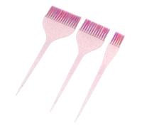Gatuida 3piezas Peine para Teñir el Cabello con Mango Largo Pincel Aplicador de Color Cabello Peine para Mechas para Peluquería y Uso Profesional Mango Cómodo