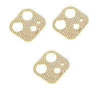 Gatuida 3piezas Protector De Lente De Cámara para con Rhinestones Cubierta De Antirayaduras y Antihuellas Protección De Lente De Diseño Elegante y Resistente