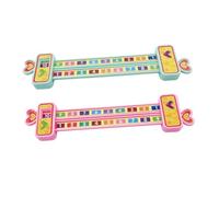 Gatuida 3piezas Regla De Cálculo para Sumar Educativa y Flexible Números Claros para Primaria Material Rosa Juguete Auxiliar para Casa y Escuela