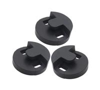 Gatuida 3piezas Sordina para Violonchelo Negra Redonda Amortiguador de Sonido Estilo Tourte de Goma de Práctica Silenciosa para Instrumentos de Cuerda