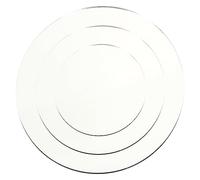 Gatuida 3piezas Tablero De Espejo Reflectante Placa Redonda De Acrílico Tablero De Fondo para Fotografía Suministro De Fotos para Accesorios De Mesa Espejo para Exhibición De Aromaterapia