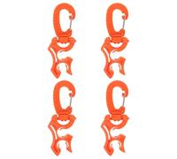 Gatuida 4 Clips para Sujetar mangueras de Buceo: Organizador Seguro para la configuración del BCD y la gestión del Equipo de Buceo, con Orificio de 10 x 10 mm.