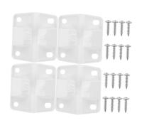 Gatuida 4 juegos Kit Bisagras y Pestillos para Enfriador Repuestos de Plástico para Reparación de Partes de Refrigerador Fácil Instalación para Enfriadores y Neveras Portátiles