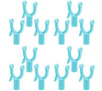 Gatuida 4 Juegos Toallero Poste De Ropa Ganchos De Palo Gancho Adhesivo para Toallas Gancho para Toalla Colgante Tendedero De Ropa Clavija Perchas Bastidores Blue El Plastico 3 Piezas * 4