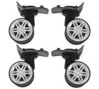 Gatuida 4 Pares Ruedas para Maletas Reemplazo de Ruedas de Repuesto Silenciosas para Carritos Repuestos para Equipaje Estables para Aeropuertos