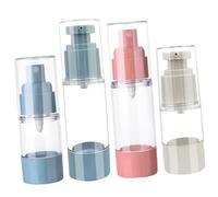 Gatuida 4 piezas Botellas Spray Vacías y Pulverizador y Dispensador Recargable para Viaje Cuidado Personal sin Fugas Color Aleatorio Color Aleatorio