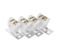 Gatuida 4 piezas Cerraduras para Cordones de Cortinas Romanas Soportan hasta Cuerdas Accesorios para Persianas Interiores Bloqueo Seguro y Fácil de Usar para Hogar