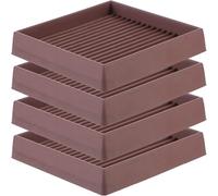 Gatuida 4 Piezas de Almohadillas Antideslizantes para Muebles 3x3 Pulgadas, Protectores de Suelo para Patas de Sofá y Cama, Hechas de Gel Suave, Color Aleatorio, Ideales para Pisos