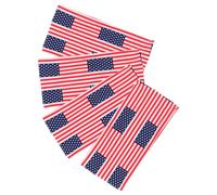 Gatuida 4 Piezas Diadema Deportiva Día del Partido Diseño Patriótico y Bandera Única, Ligera y Absorbente de Sudor, Adecuado para Deportes Intensos y Niñas