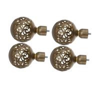 Gatuida 4 Piezas Extremos Decorativos para Barras De Cortina Remates para Cortinas De Ducha Topes Resistentes Al Desgaste para Barras De