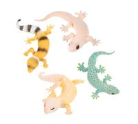 Gatuida 4 Piezas Figuras de Gecko Realistas Mini Juguetes Educativos de Reptiles para Modelos Cognitivos de Animales Didácticos para Aprendizaje