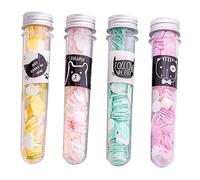 Gatuida 4 Piezas Jabón Portátil Papel Jabón Perfumado Desechable para Lavado Corporal para Viaje y Manos