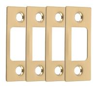 Gatuida 4 piezas Kit de Reparación de Placas de Cierre para Puerta de Acero Inoxidable Refuerzo para Puerta Exterior con Diseño Resistente y Acabado Antiguo Fácil Instalación y Seguridad