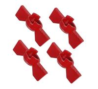 Gatuida 4 Piezas Manija De Válvula Repuesto Para Grifo Exterior Válvula De Manguera Manija De Palanca Para De Bola Para De Jardín y Espita De Agua