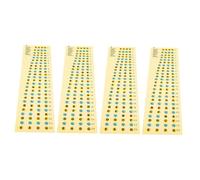 Gatuida 4 piezas Pegatinas para Mástil Autoadhesivas Adhesivos Prácticos para Diapasón Notas y Escalas para Principiantes Accesorios Duraderos para Entrenamiento y Aprendizaje