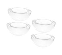 Gatuida 4 Piezas Pesas de Cristal Dome para Costura y Caligrafía Pesos de Vidrio Hemisféricos para Sujetar Tela y Patrones Pesas de Costura Manual y Escritura Artística