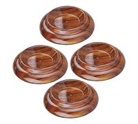 Gatuida 4 Piezas Protector de Suelo para Piano de Almohadillas Antideslizantes Madera Cojines Protectores para Patas de Piano Vertical Material y Uso Interior