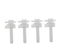 Gatuida 4 piezas Tornillos para Asiento de Inodoro de Plásticos con Arandelas Fijación Firme y Flexible para Tapadera Wc Roca Compatible