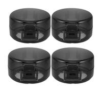 Gatuida 4 protectores de cerradura para puertas a prueba de niños - Cubierta de seguridad transparente y reutilizable para pomos de puertas, de cerradura electrónica con huella dactilar para uso