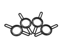 Gatuida 4 Soportes de Tweeter para Coche de Plástico, Anillos Adaptadores para Altavoces Automotrices, Espaciadores de Montaje Compatibles para Mejorar Sonido en Sistemas de Audio