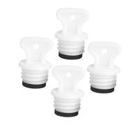 Gatuida 4 Tapones de Rosca para Bolsa de Agua Caliente Mediana Tapa de Goma de Sellado Hermético Accesorio de Repuesto Resistente de Caucho PP para Terapia de Calor y Frío Antifulguras