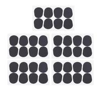 Gatuida 40 almohadillas protectoras negras para boquilla de saxofón y clarinete. Almohadilla adhesiva fina y antideslizante para una interpretación precisa.