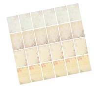 Gatuida 40 Hojas de Papel de Carta Vintage Floral Retro 4 Diseños Jazmín Marrón Claro Rosa Verde Amarilla Rosa Azul Antiguo Papel para Escribir Notas y Vacaciones Papelería