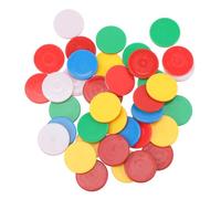 Gatuida 40 piezas Fichas Matemáticas Redondas Doble Color para Contadores Educativos para Aprender Matemáticas y Reconocimiento de Colores Didáctico Seguro y Fácil de Usar