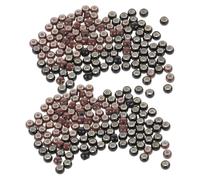 Gatuida 400 Anillos De Extensión Con Revestimiento De Silicona Microanillos Nanoanillos Con Revestimiento De Silicona Cuentas Conectores Nano Extensiones De Cabello Con Pinza