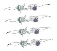 Gatuida 40piezas Colgantes Aromáticos De Astronauta Para Coche De Fragancia Decoración Divertida Para Espejo Retrovisor Accesorios De Aire Limpio Para Vehículo