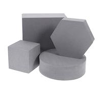 Gatuida 4piezas Accesorios Geométricos De Fotografía Props para Productos para Cosméticos Joyería y Decoración Sesiones De Fotos Material Espuma Duradero y Ligero Uso Interior y