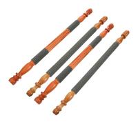 Gatuida 4piezas Accesorios para Jaulas De Pájaros Perchas De Natural Superficie Rugosa Juguetes Masticables para Cotorras y Periquitos Jaula