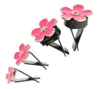 Gatuida 4piezas Clips Difusores De Para Auto Decoración Creativa Para Salidas De Aire Diseño Floral De Clips De Ventilación Para Interior Del Vehículo Para Mujeres