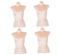 Gatuida 4piezas Cubierta De Maniquí para Parte Superior Funda De Ropa para Exhibición De Moda Reemplazo Práctico y Fácil De Limpiar para Mayoría De Maniquíes Femeninos