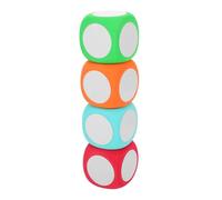 Gatuida 4piezas Cubos De Borrables Dados De Espuma De Reconocimiento De Números Práctica Aritmética Materiales Didácticos para Primaria