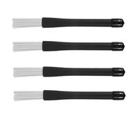 Gatuida 4piezas Escobillas para Batería de Jazz de Nailon Accesorios Portátiles para Batería de Percusión Flexibles para Bateristas Acústicos